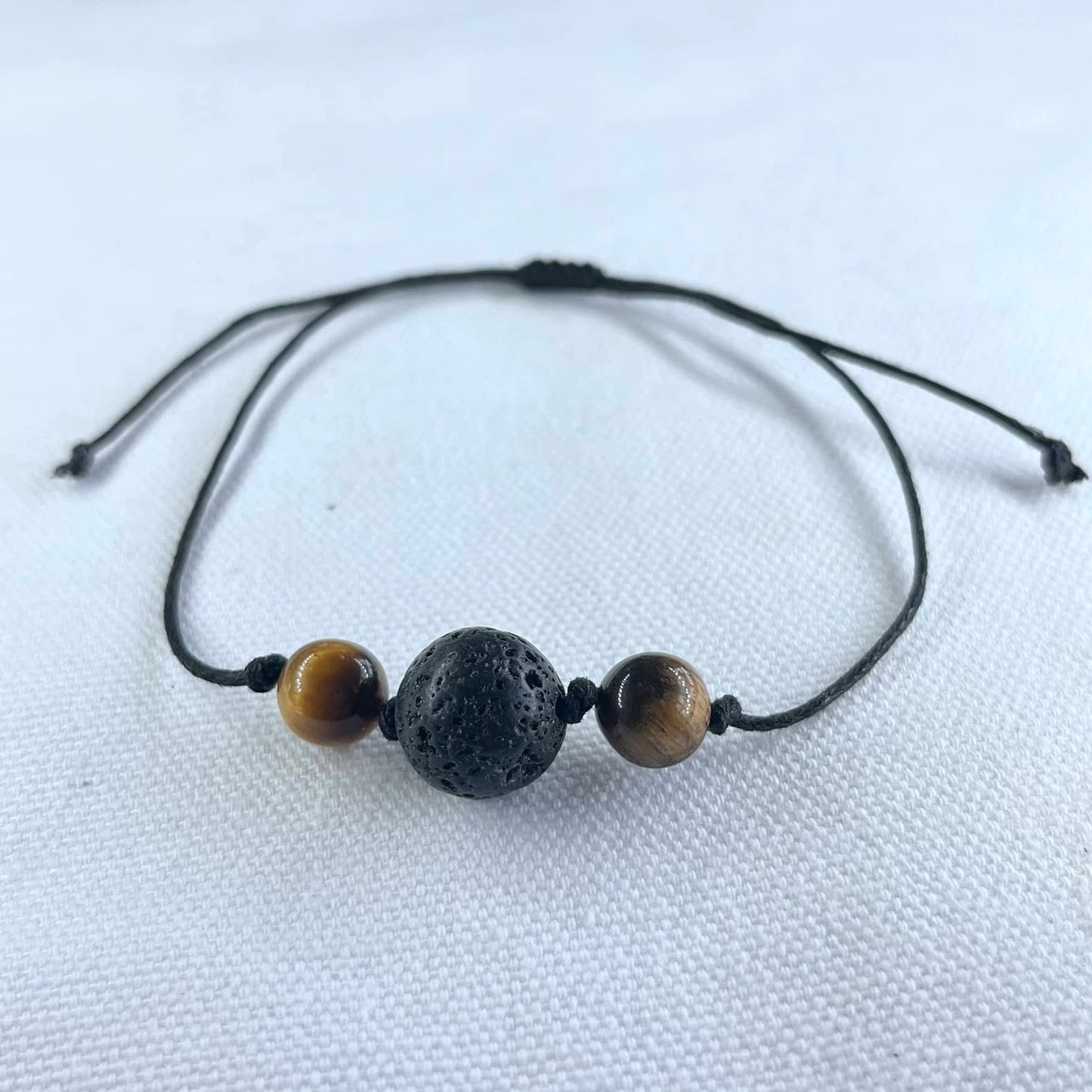 Guardian Cord Bracelet - Lava Stone