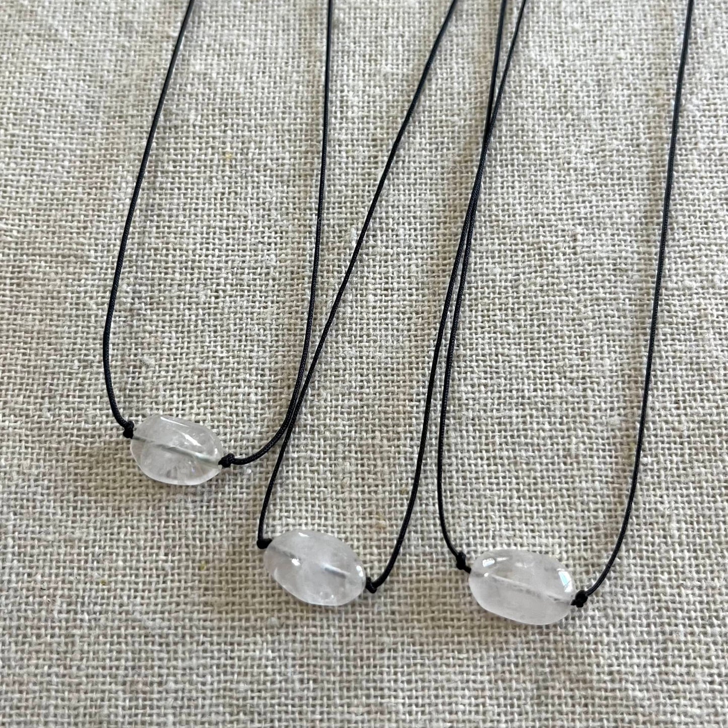 Mini Gem Pendant - Clear Quartz