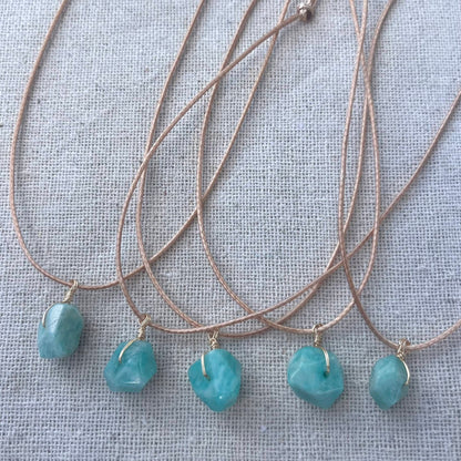 Geo Pendant - Amazonite