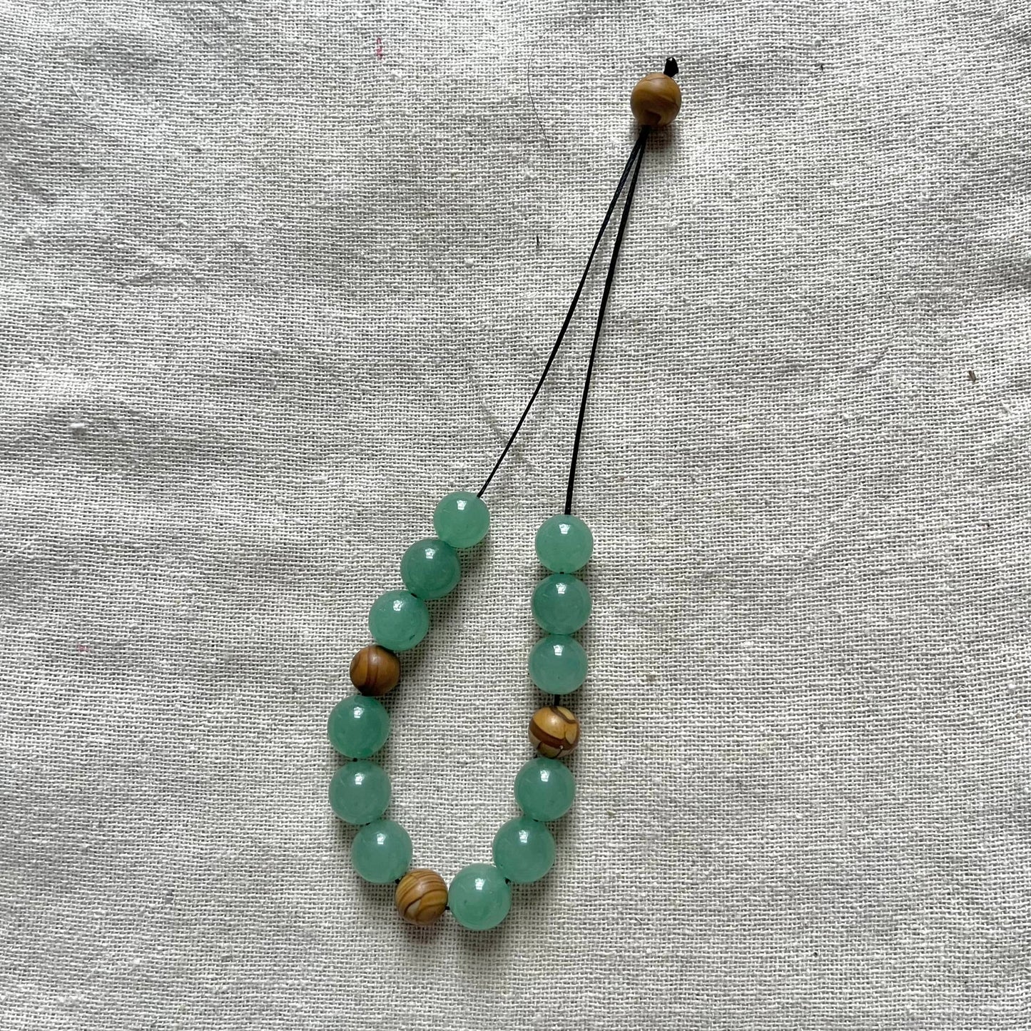 Komboloi Worry Bead Bracelet - Green Aventurine