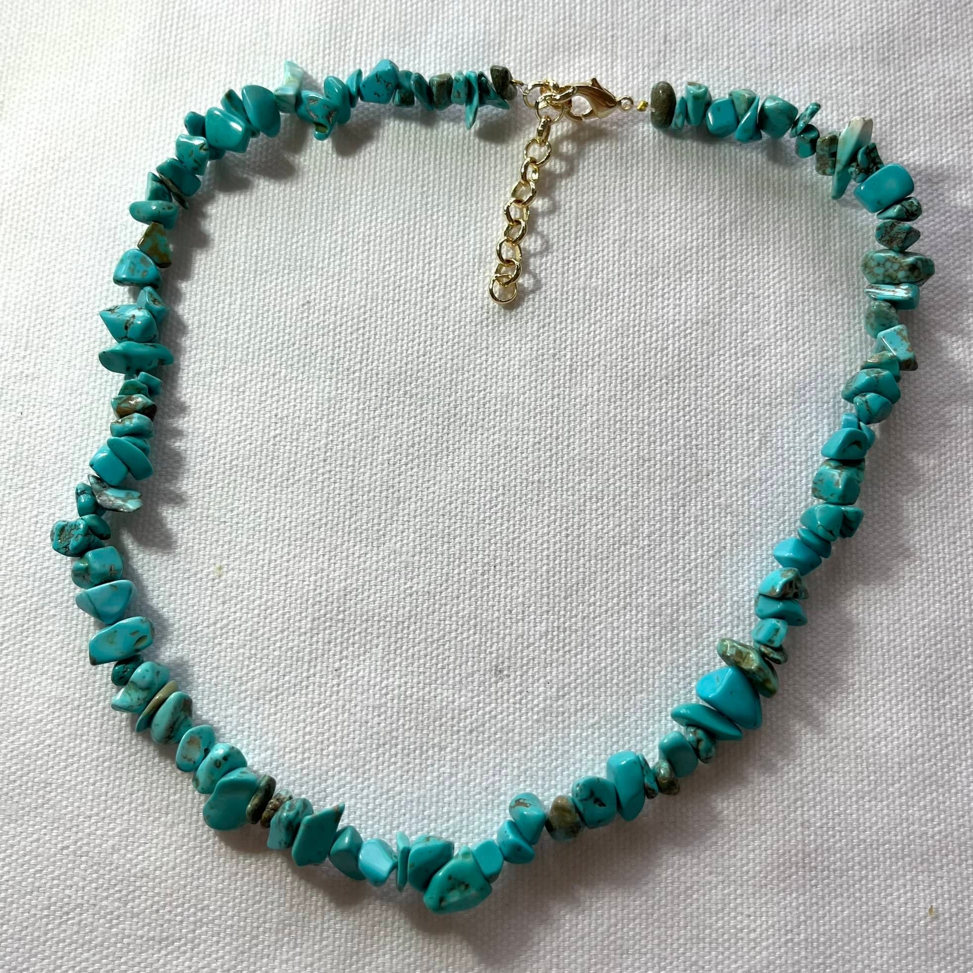 Turquoise Chip Multi-Strand Necklace – Corazon Sterling Silver from Taxco